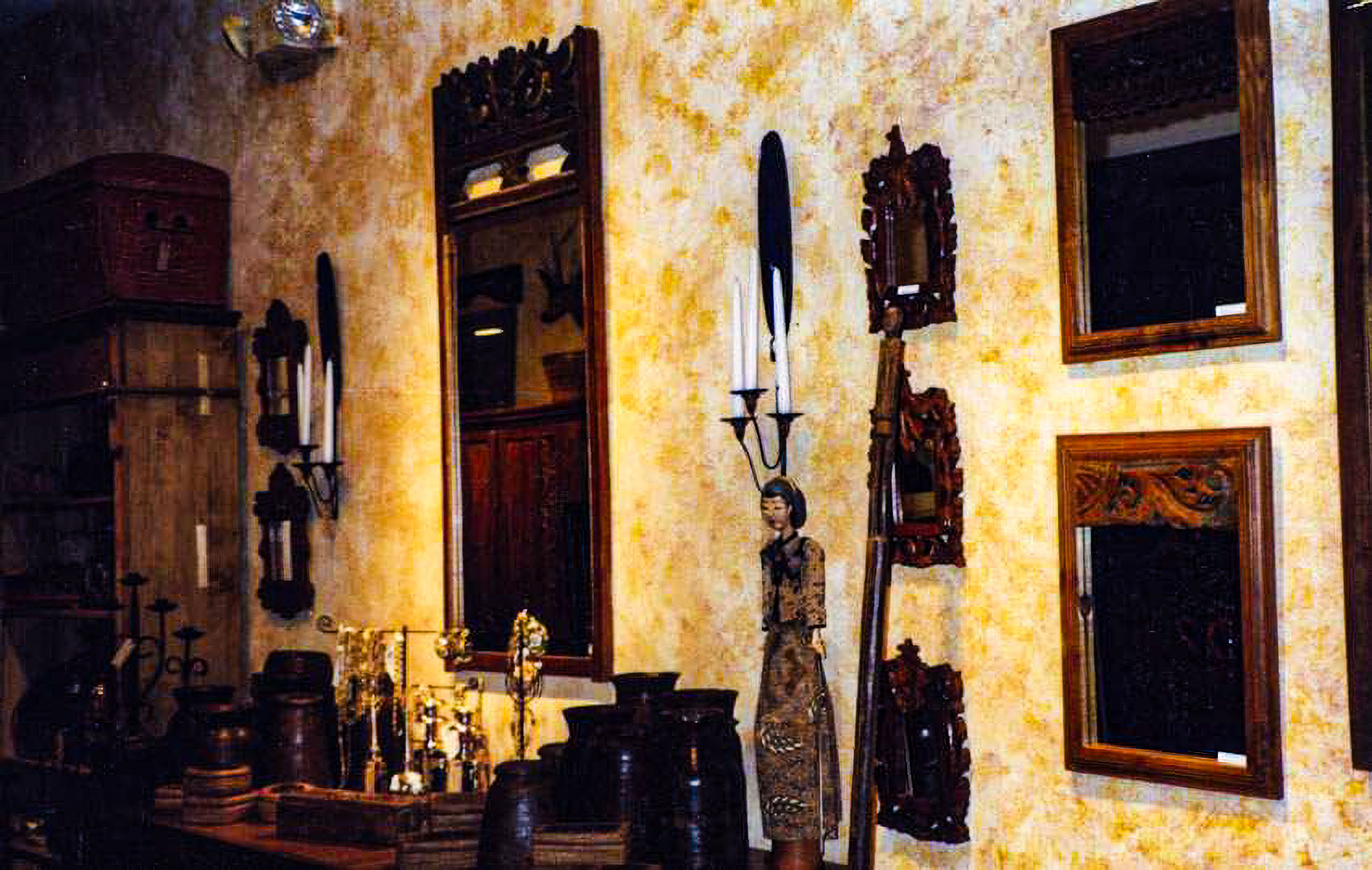 Hip and Humble Home, Indonesian Import Store Walls