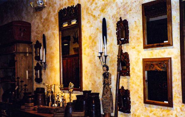 Hip and Humble Home, Indonesian Import Store Walls