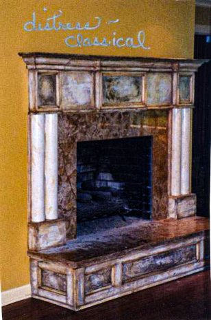 Aged Fire Place